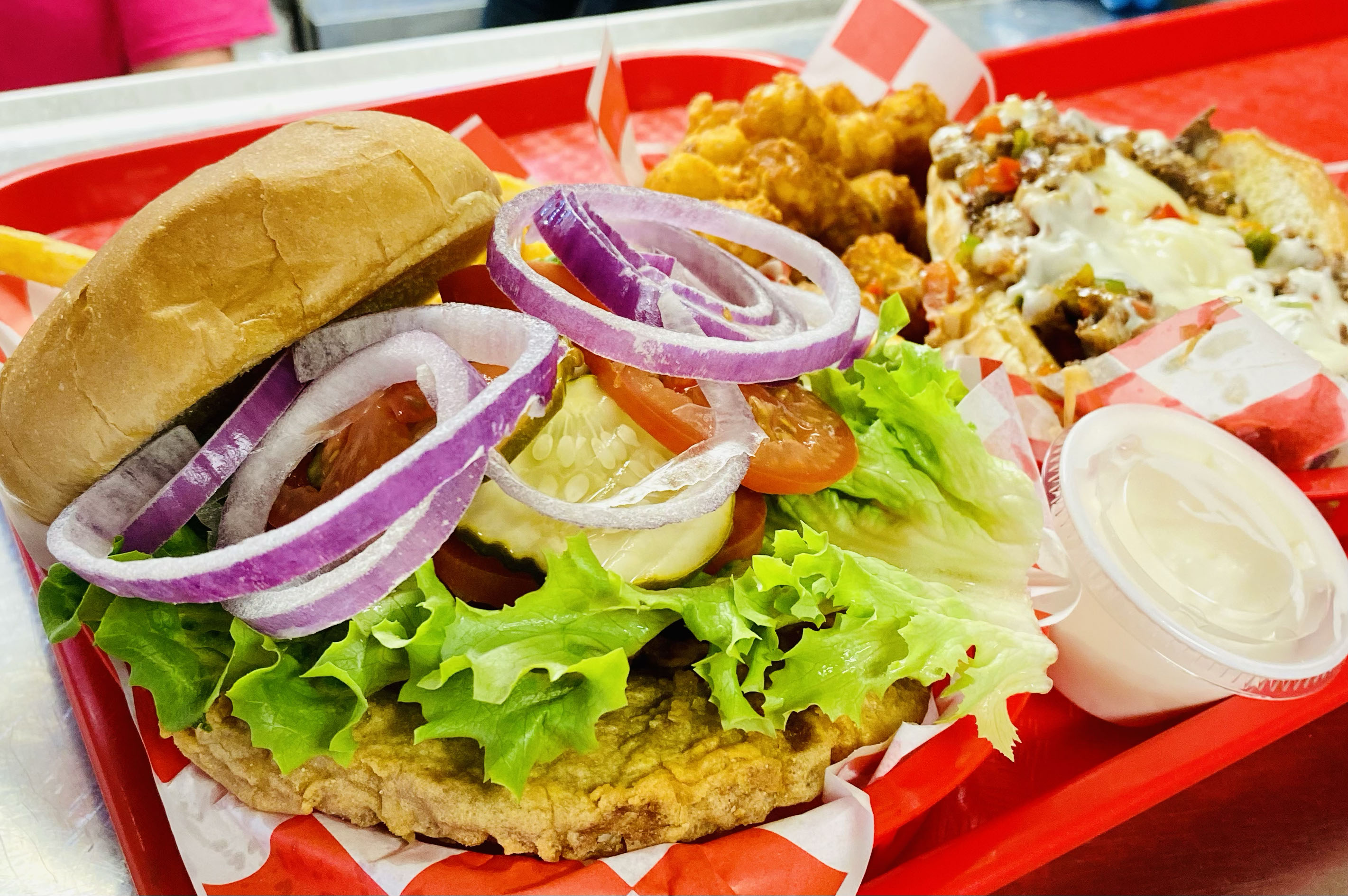 Deep Fried Tenderloin Sandwich