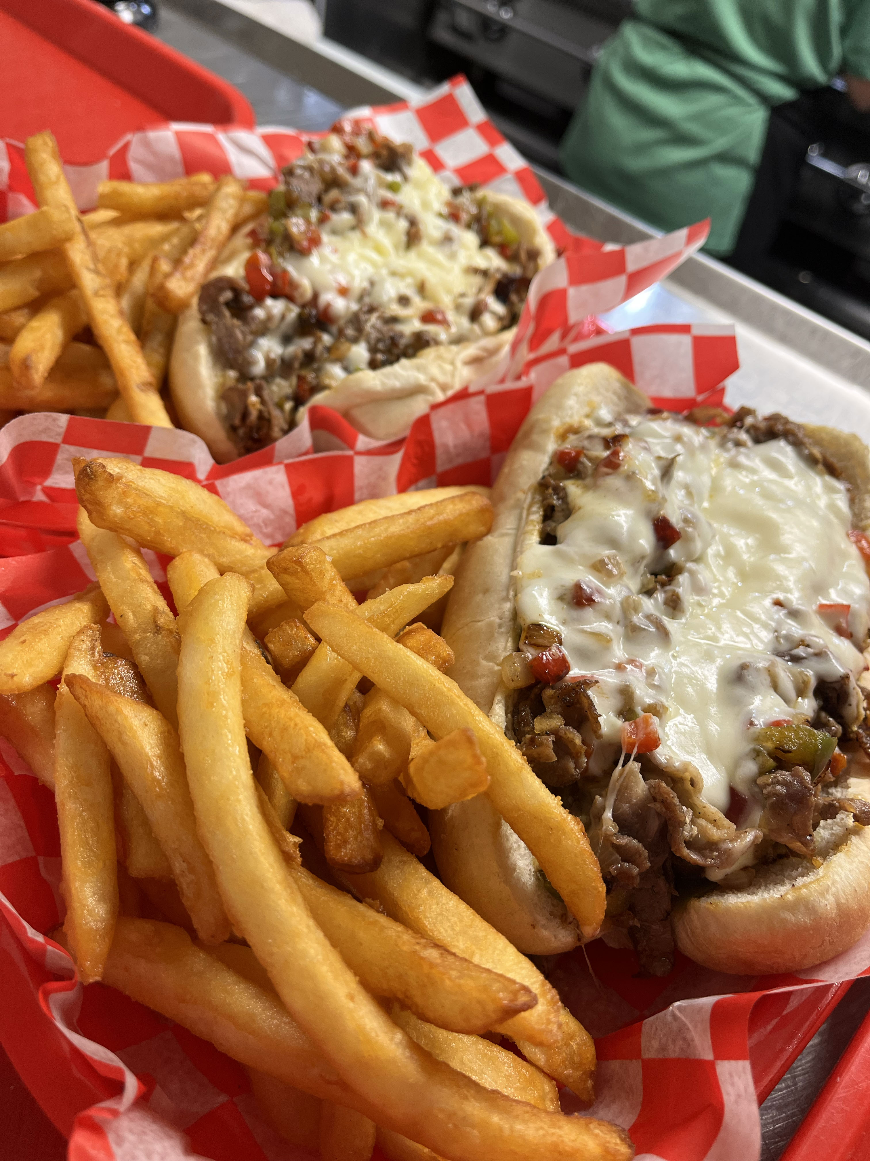 Philly Cheesesteak at The Hop Diner